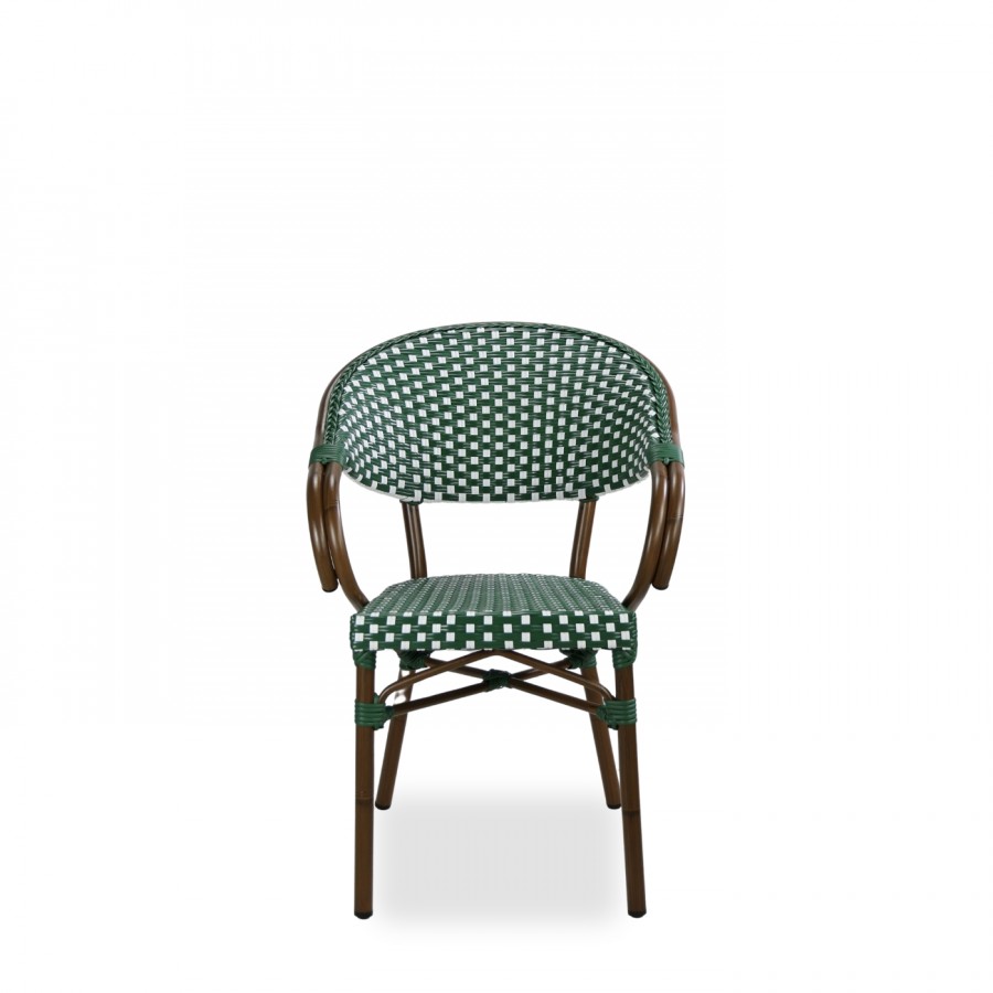 Luxe All Weather Bistro Armchair